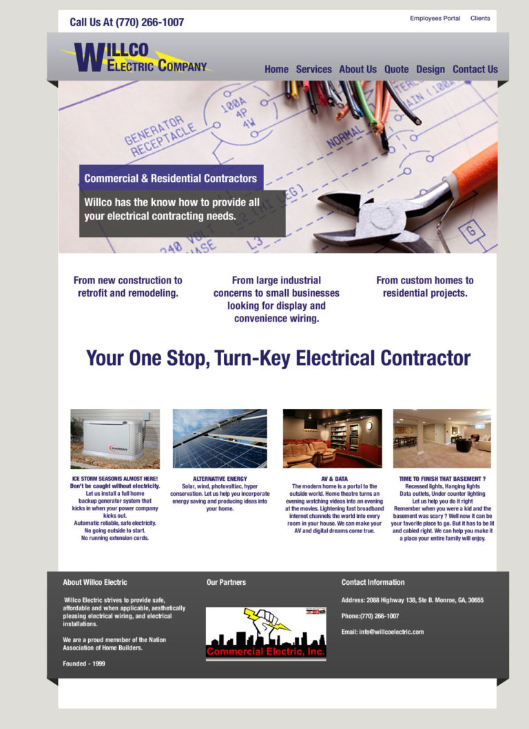 electrical business website